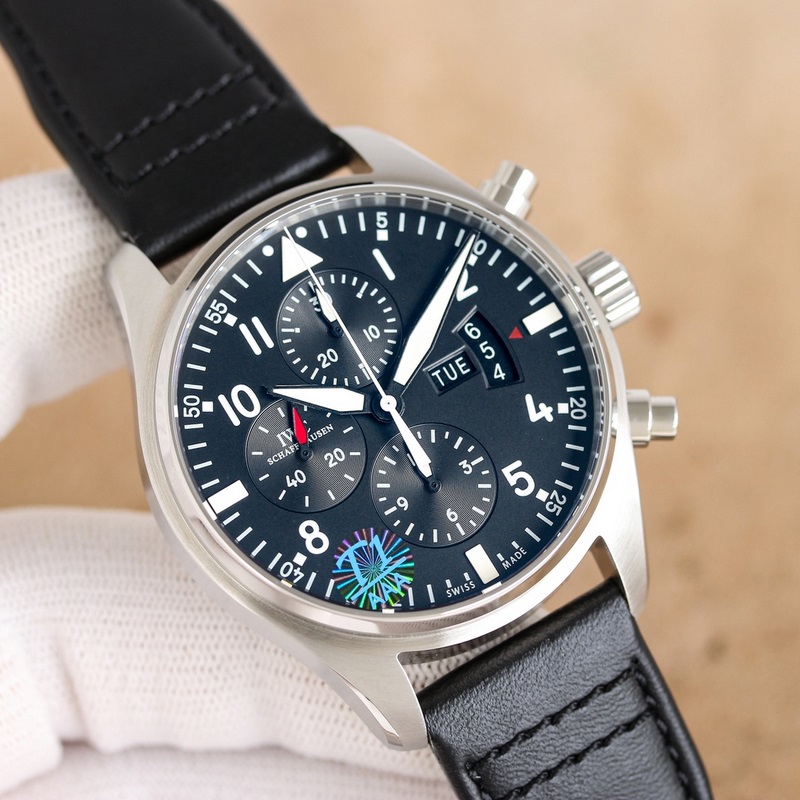IWC Pilot's Replica Watch IW378003 with High-Tech Rose Gold Coating-4