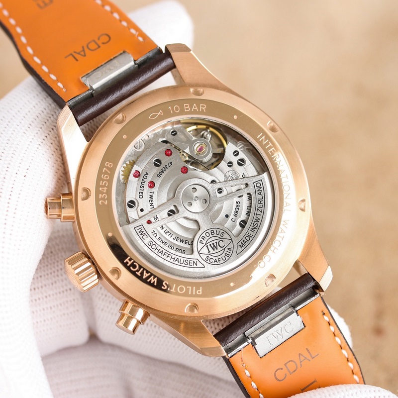 IWC Pilot's Replica Watch IW378003 High-Tech Rose Gold Coating-6