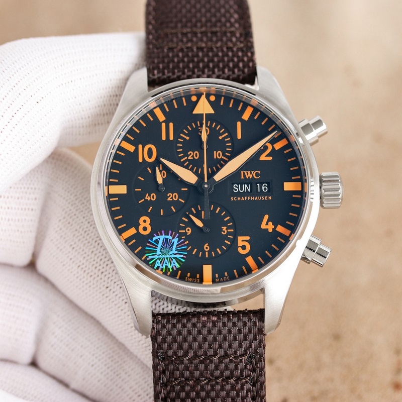 IWC Pilot's Replica Watch IW378003 High-tech Rose Gold Coating-3