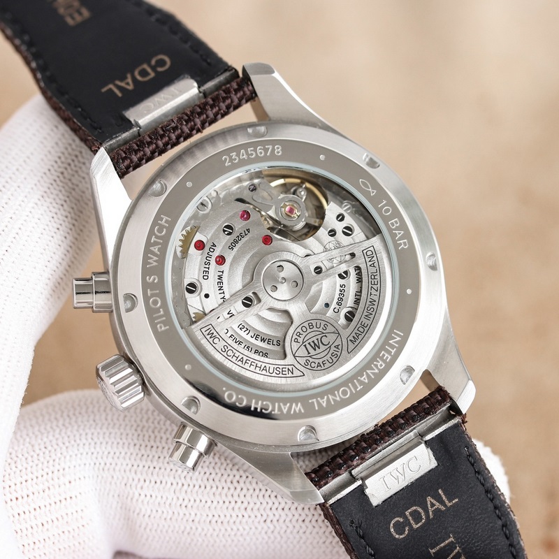 IWC Pilot's Replica Watch IW378003 High-tech Rose Gold Coating-8