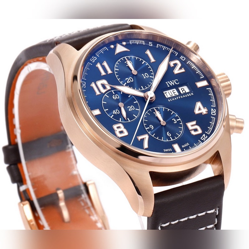 IWC Pilot's Replica Watch IW378003 Rose Gold High Technology-2