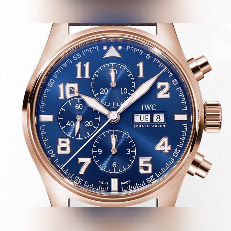 IWC Pilot's Replica Watch IW378003 Rose Gold High Technology-3