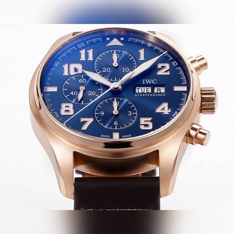 IWC Pilot's Replica Watch IW378003 Rose Gold High Technology-4
