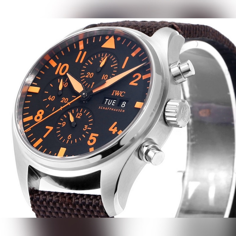 IWC Pilot's Replica Watch IW378003 Rose Gold High-Tech Quality-1