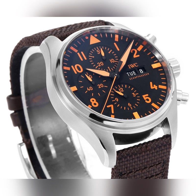 IWC Pilot's Replica Watch IW378003 Rose Gold High-Tech Quality-2