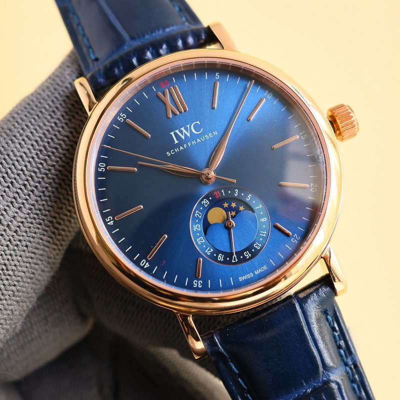 IWC PortoFino Date Men's Replica Watch Automatic Movement Quality Timepiece-4