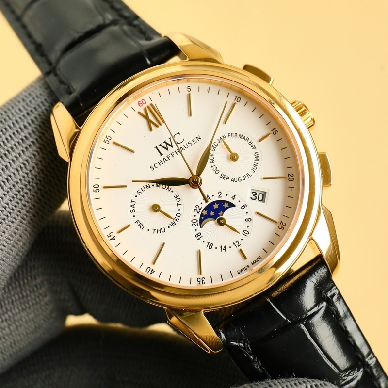 2025 New Multi-Function High-End Automatic Replica Watch IWC Pilot's Replica Watch 9100-4