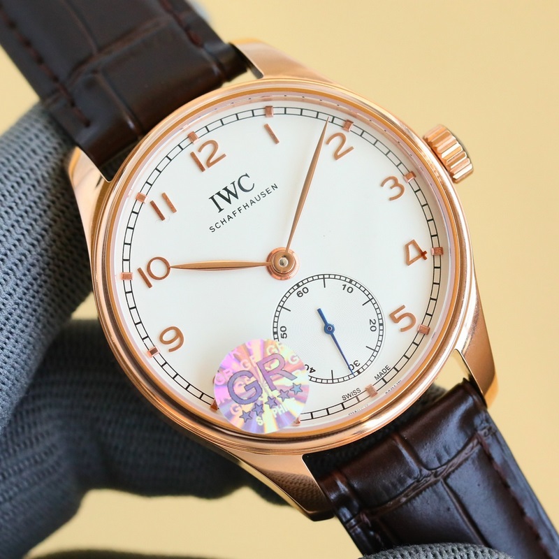 IWC Portuguese Automatic Small Second Replica Watch GR Factory Edition-4