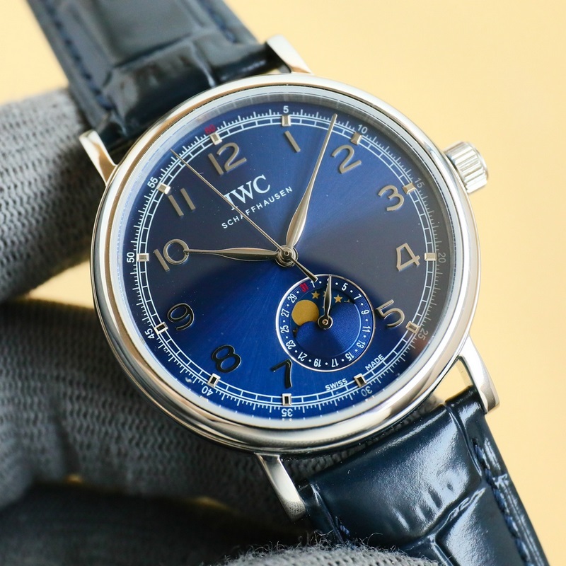 IWC 2025 Portofino Moon Phase Men's Replica Watch with Calendar Function-4