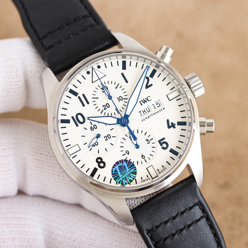 IWC Pilot's Replica Watch IW378003 with High-Tech Rose Gold Coating-3