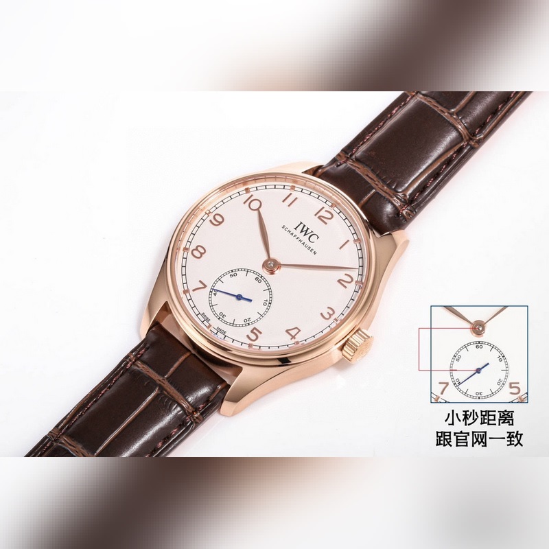 IWC Portuguese Automatic Small Second Replica Watch GR Factory Grade and Quality-4