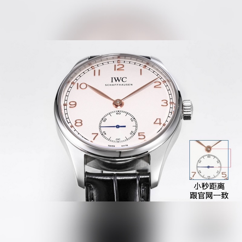 IWC Portuguese Automatic Small Three-Hand Replica Watch GR Factory Version Premium Quality-3