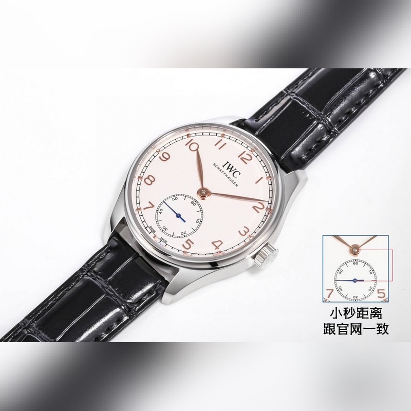 IWC Portuguese Automatic Small Three-Hand Replica Watch GR Factory Version Premium Quality-4