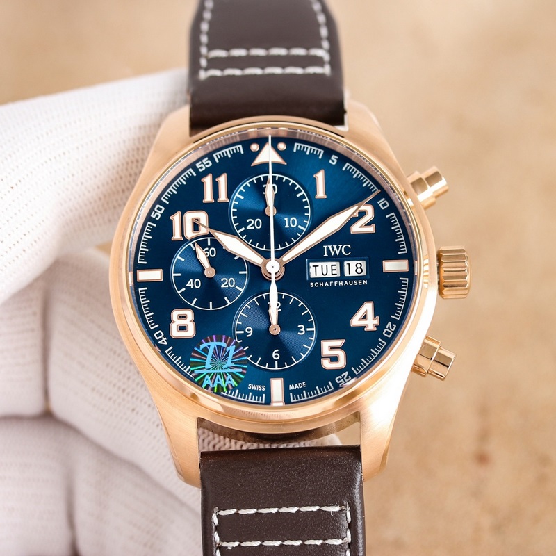 IWC Pilot's Replica Watch IW378003 New High-Tech Rose Gold Coating-4