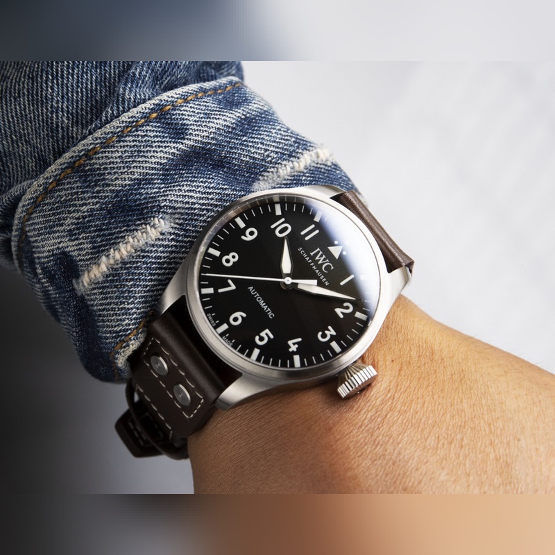 IWC Big Pilot 43mm Wild Masculine Timepiece-4