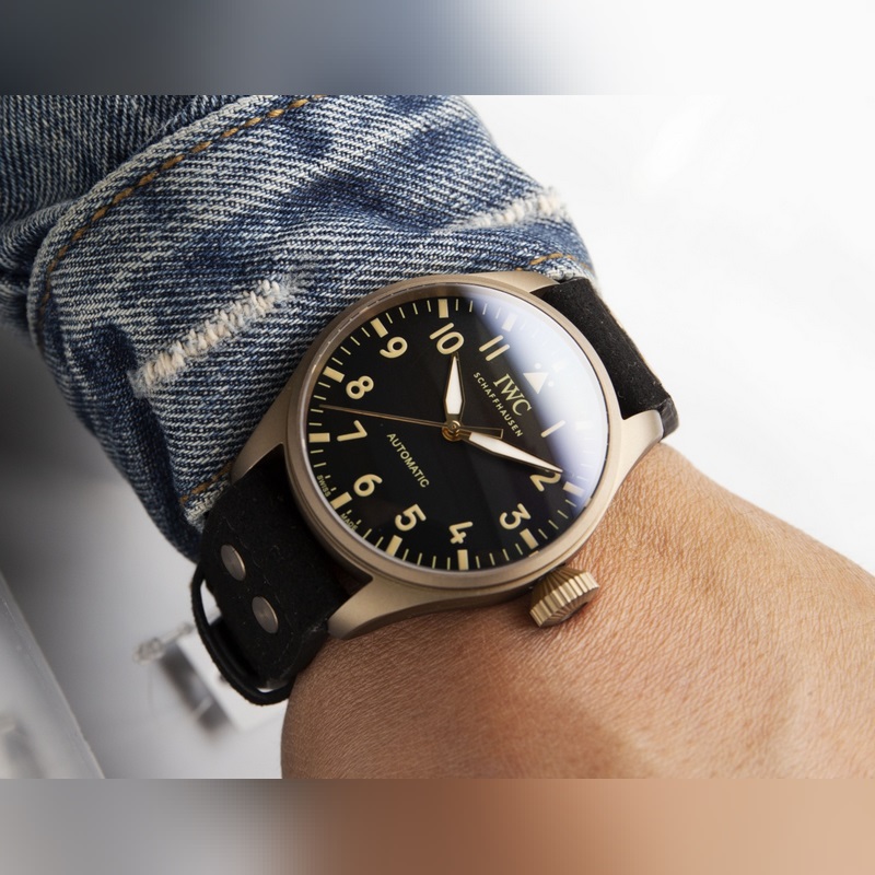 IWC Big Pilot's Replica Watch 43mm Bold&Rugged Design-4