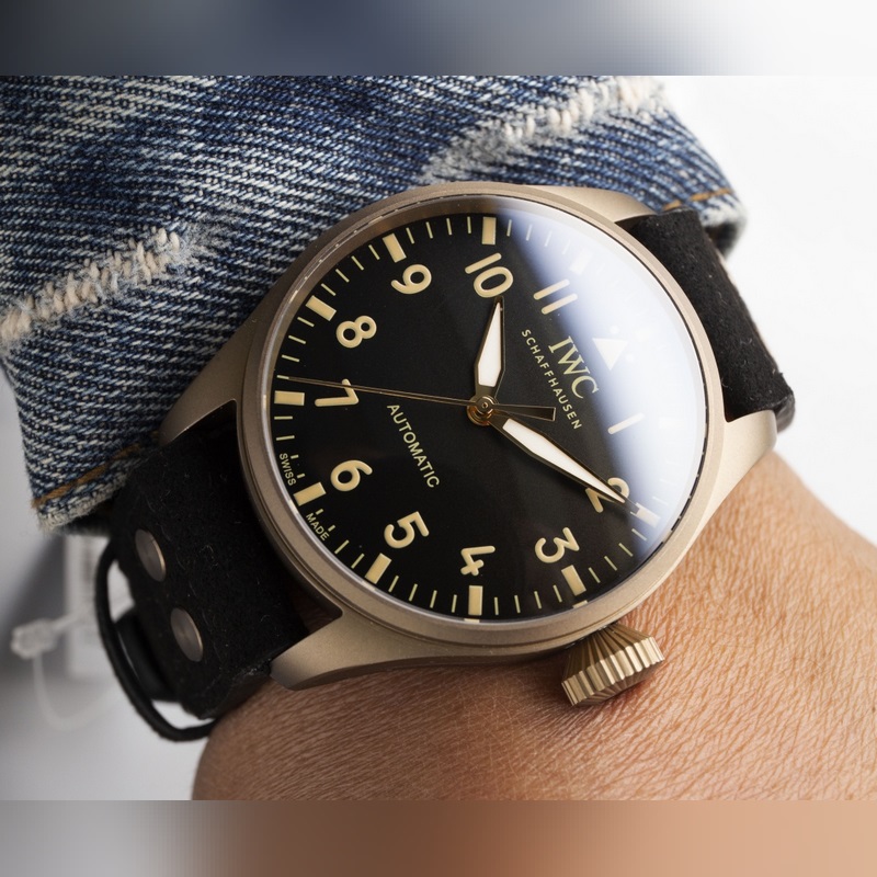 IWC Big Pilot's Replica Watch 43mm Bold&Rugged Design-5
