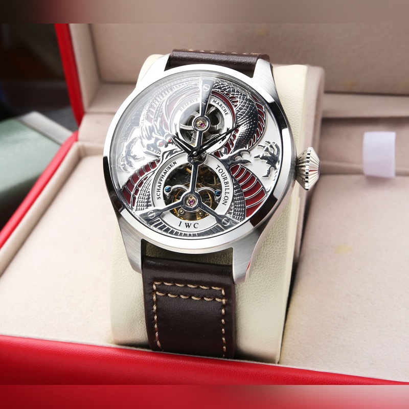 IWC Big Pilot's Replica Watch Tourbillon 46mm Exquisite Craftsmanship-2