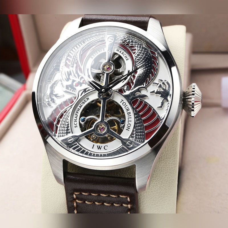 IWC Big Pilot's Replica Watch Tourbillon 46mm Exquisite Craftsmanship-3