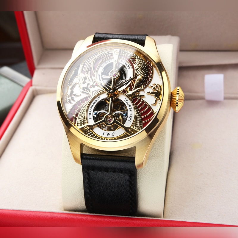 IWC Big Pilot's Replica Watch Tourbillon 46mm Exquisite Craftsmanship-4