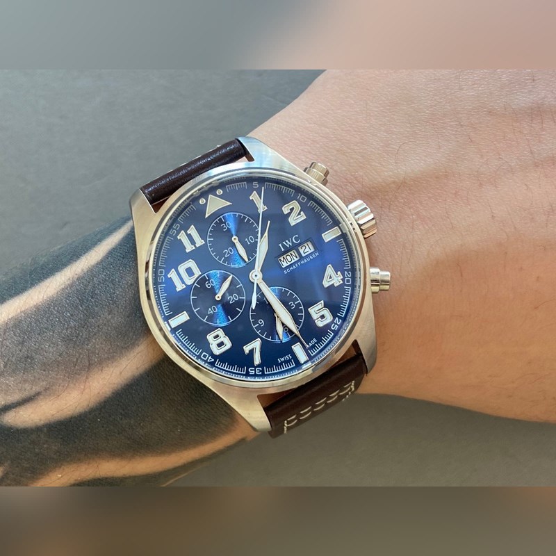 IWC Pilot's Replica Watch IW388108 AMG Collaboration with Enhanced Performance-2