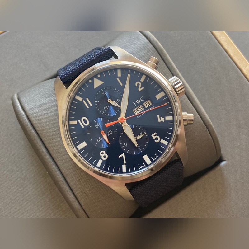 IWC Pilot's Replica Watch IW388108 AMG Collaboration with Enhanced Performance-3