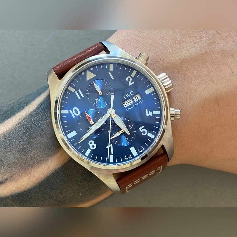 IWC Pilot's Replica Watch IW388108 AMG Collaboration with Enhanced Performance-4