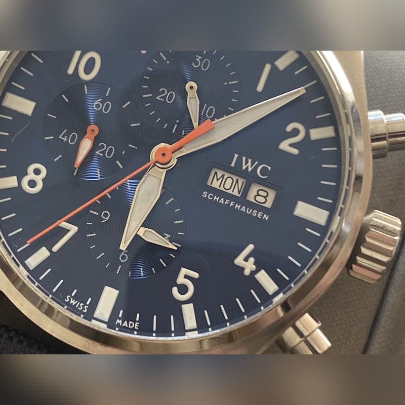 IWC Pilot's Replica Watch IW388108 AMG Collaboration with Enhanced Performance-5