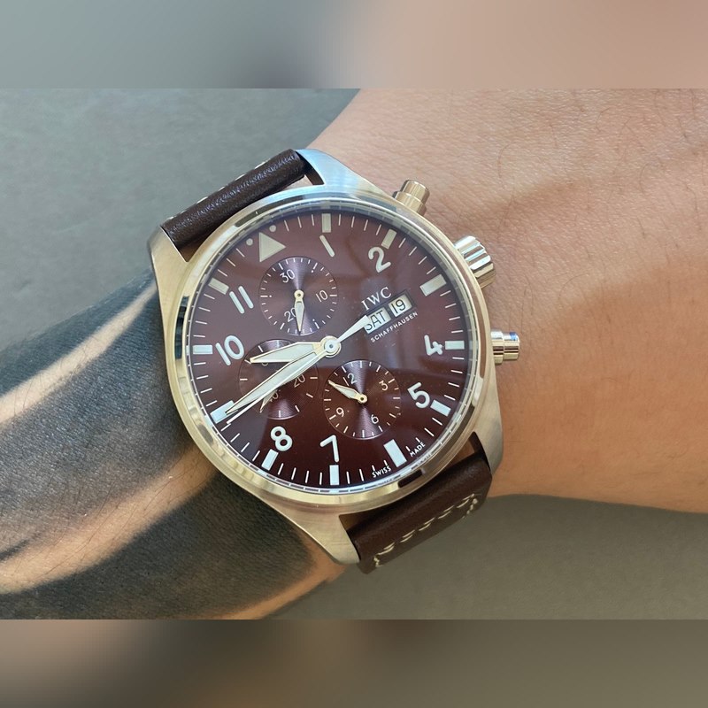 IWC Pilot's Replica Watch IW388108 AMG Engineering Collaboration Exquisite Design-2