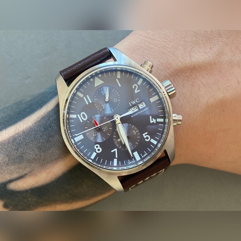 IWC Pilot's Replica Watch IW388108 AMG Engineering Collaboration Exquisite Design-3