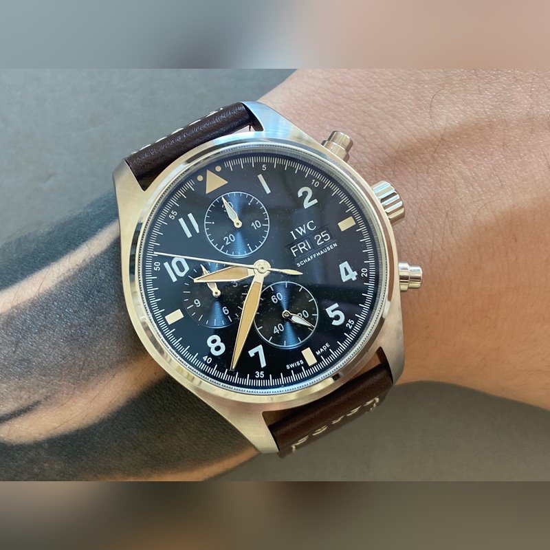 IWC Pilot's Replica Watch IW388108 AMG Engineering Collaboration Exquisite Design-4