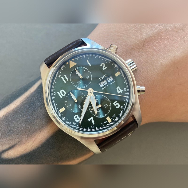 IWC Pilot's Replica Watch IW388108 AMG Engineering Collaboration Exquisite Design-5