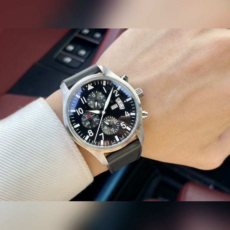 IWC Pilot's Series Multifunctional Men's Replica Watch Elegant Premium Quality-3