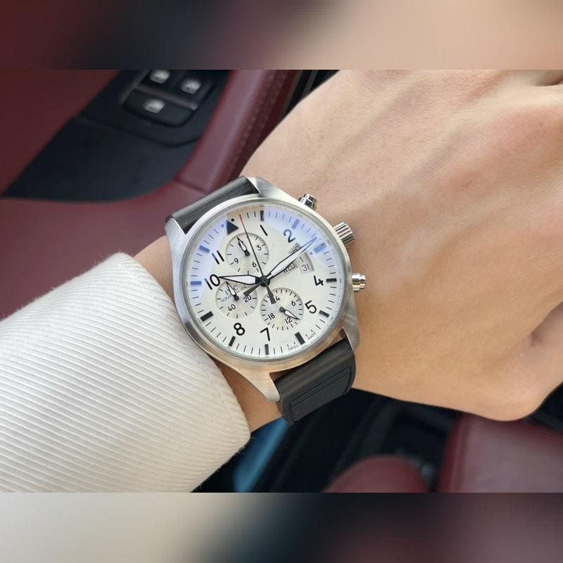 IWC Pilot's Series Multifunctional Men's Replica Watch Elegant Premium Quality-4
