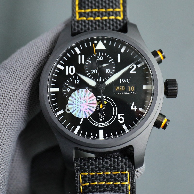 Upgrade IWC Pilot's Chronograph Revolutionary Ceramic Replica Watch-1