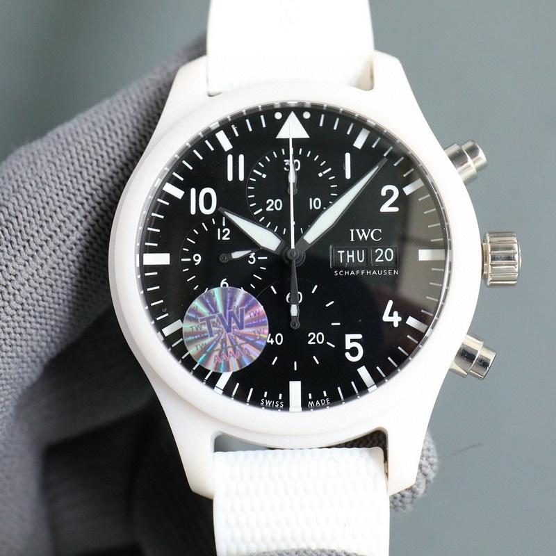 Upgrade IWC Pilot's Chronograph Revolutionary Ceramic Replica Watch-2