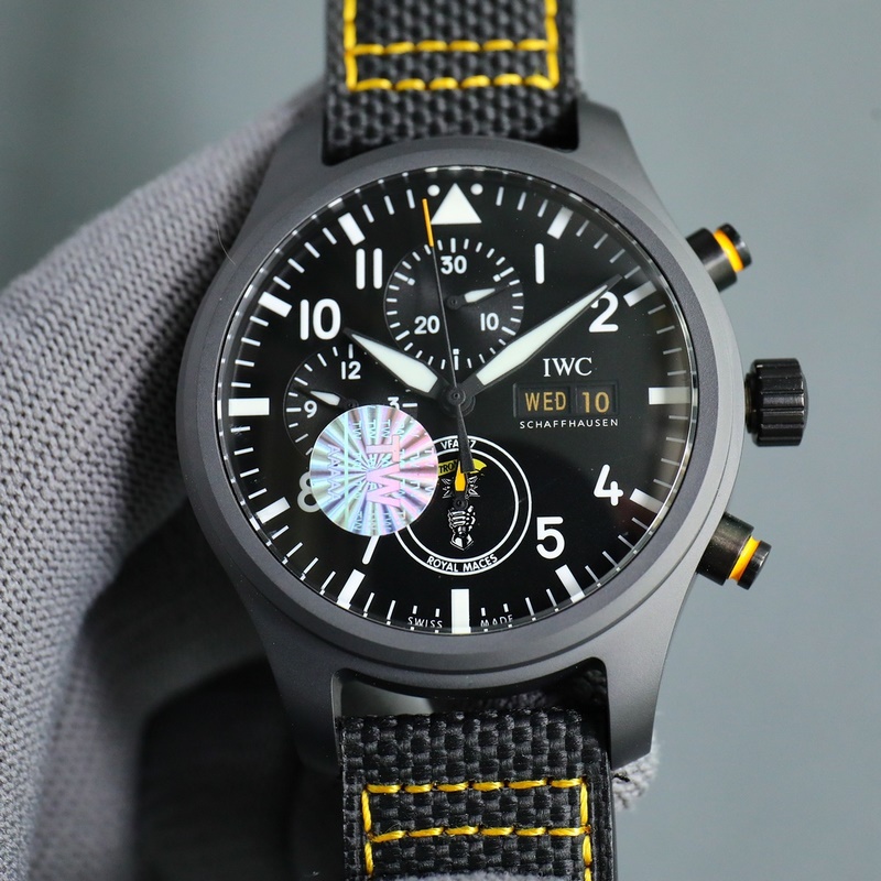 IWC Pilot's Chronograph Enhanced Ceramics Market Leading Quality-1
