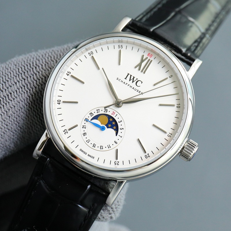 IWC Portofino Moon Phase Men's Replica Watch with Swiss E Movement-3