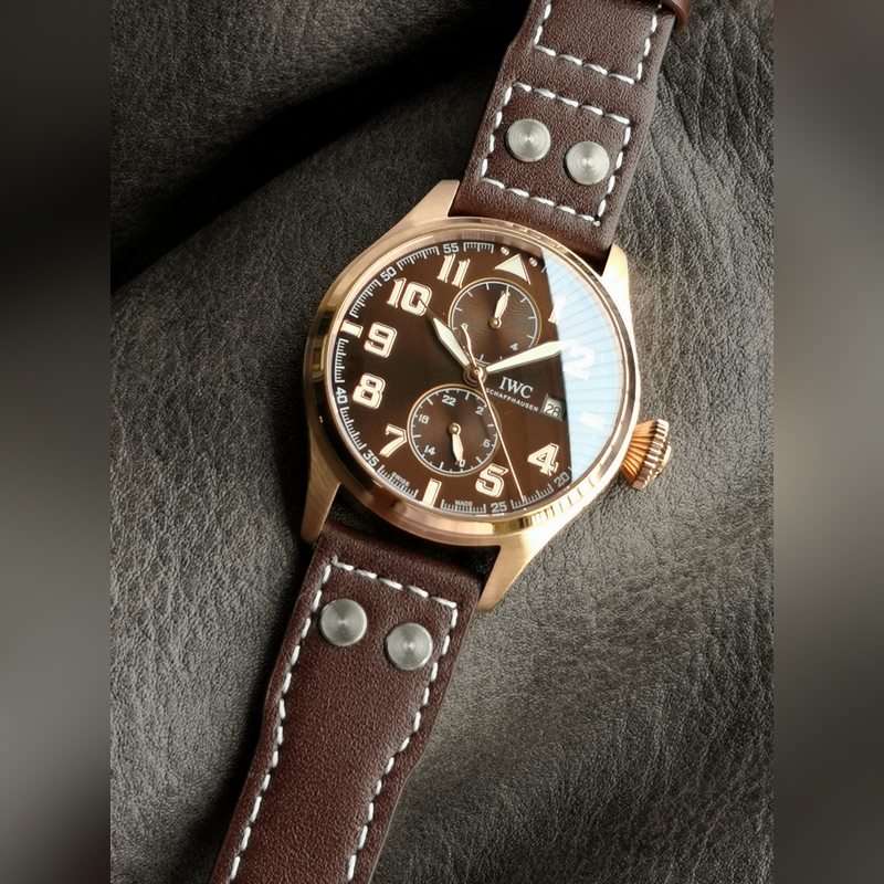 IWC Pilot's Replica Watch New Moon Phase Masterpiece with Long Power Reserve-2