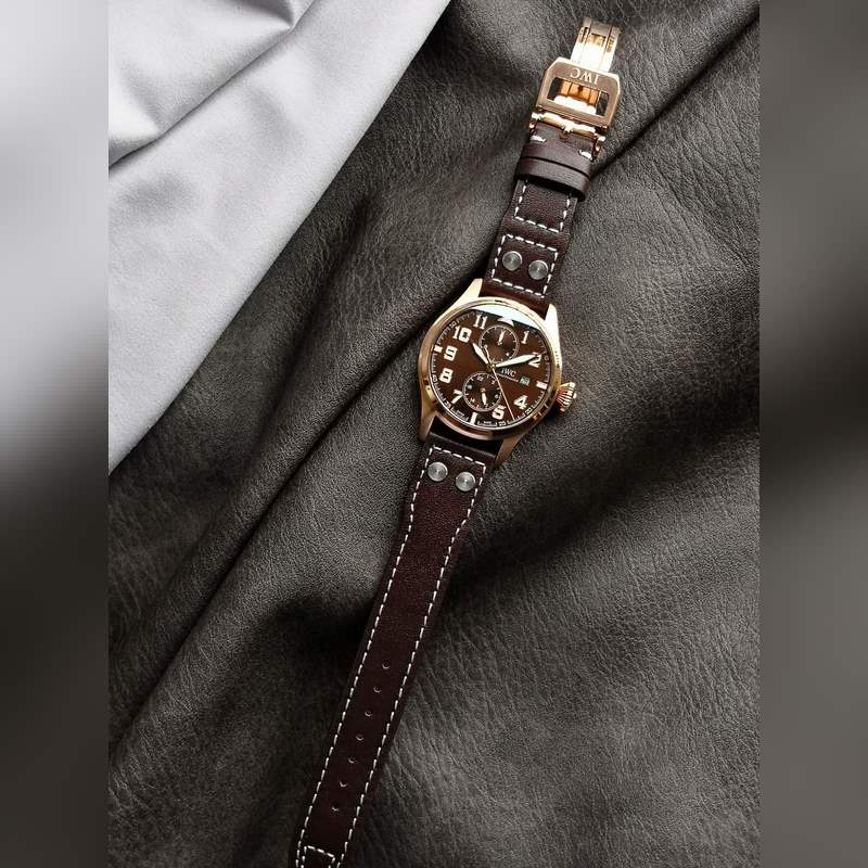 IWC Pilot's Replica Watch New Moon Phase Masterpiece with Long Power Reserve-4