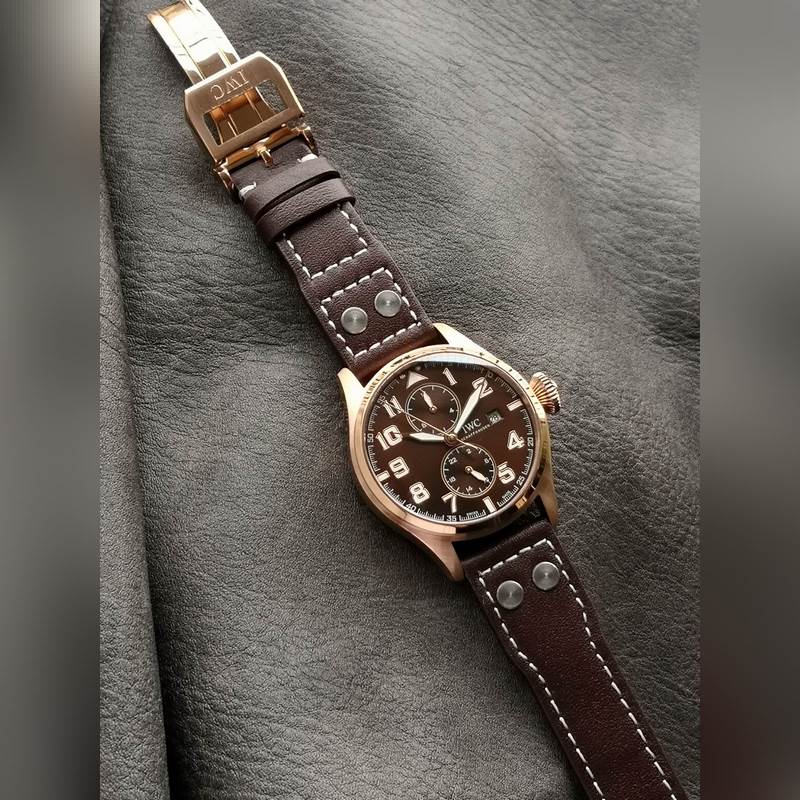 IWC Pilot's Replica Watch New Moon Phase Masterpiece with Long Power Reserve-5