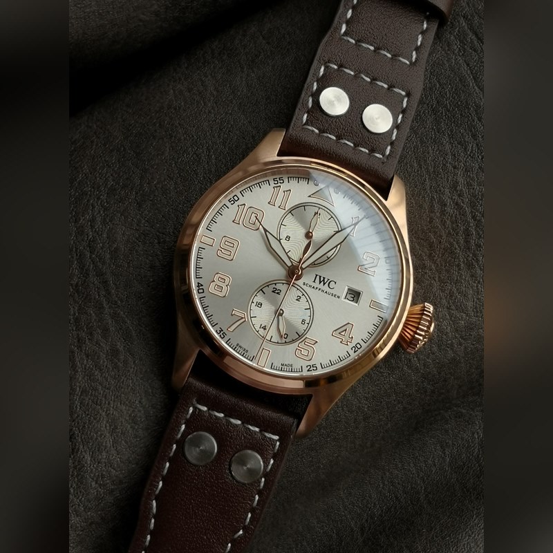 IWC Pilot's Long Power Reserve Moonphase New Arrival Stunning Design-2