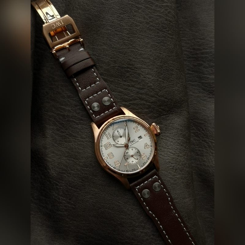 IWC Pilot's Long Power Reserve Moonphase New Arrival Stunning Design-5