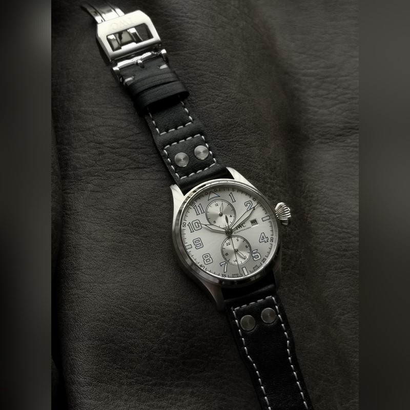 IWC Pilot's Replica Watch Ingenious New Moon Phase Expert with Long Power Reserve-5