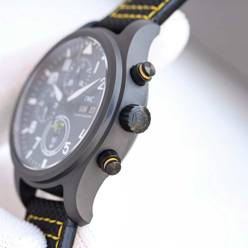IWC Pilot's Chronograph Upgraded Ceramic Replica Watch with Exceptional Quality-6