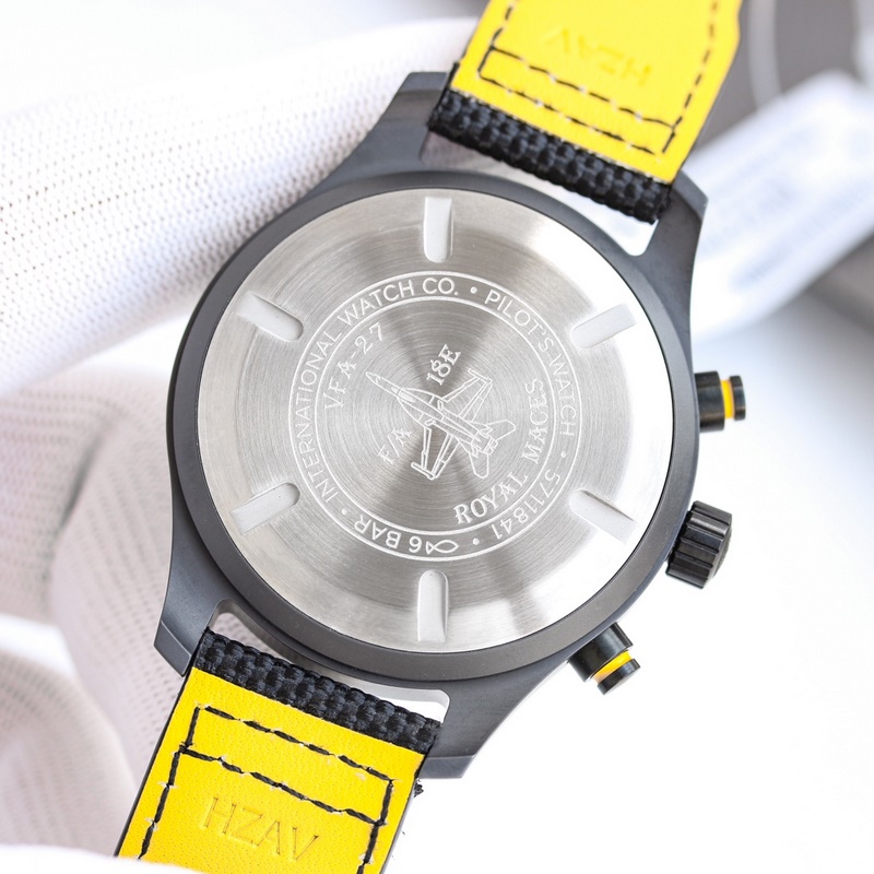 IWC Pilot's Chronograph Upgraded Ceramic Replica Watch with Exceptional Quality-7