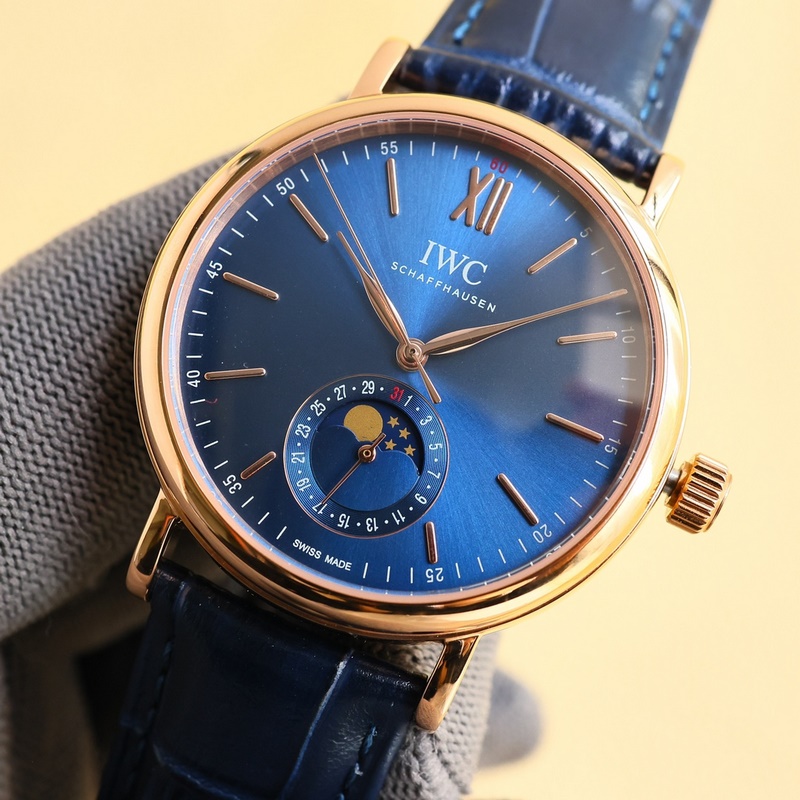 IWC Portofino Automatic Date Replica Watch Men's Moonphase Swiss E Movement Precision Quality-3