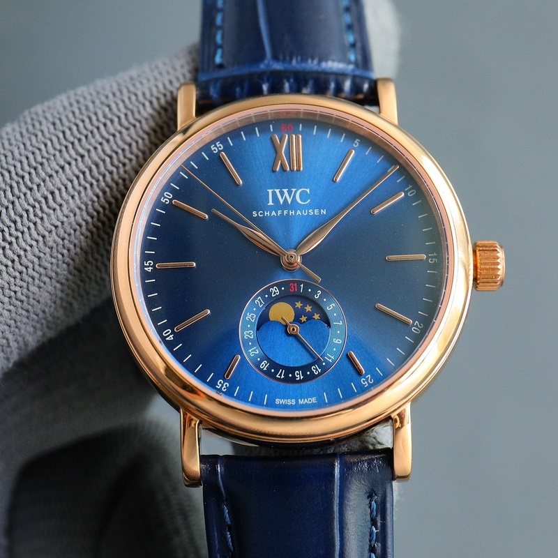 IWC Portofino Automatic Moonphase Date Replica Watch Swiss Precision Men's Timepiece-2
