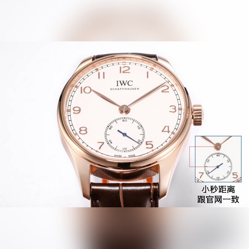 IWC Portuguese Automatic Small Second Replica Watch GR Factory Premium Version-3