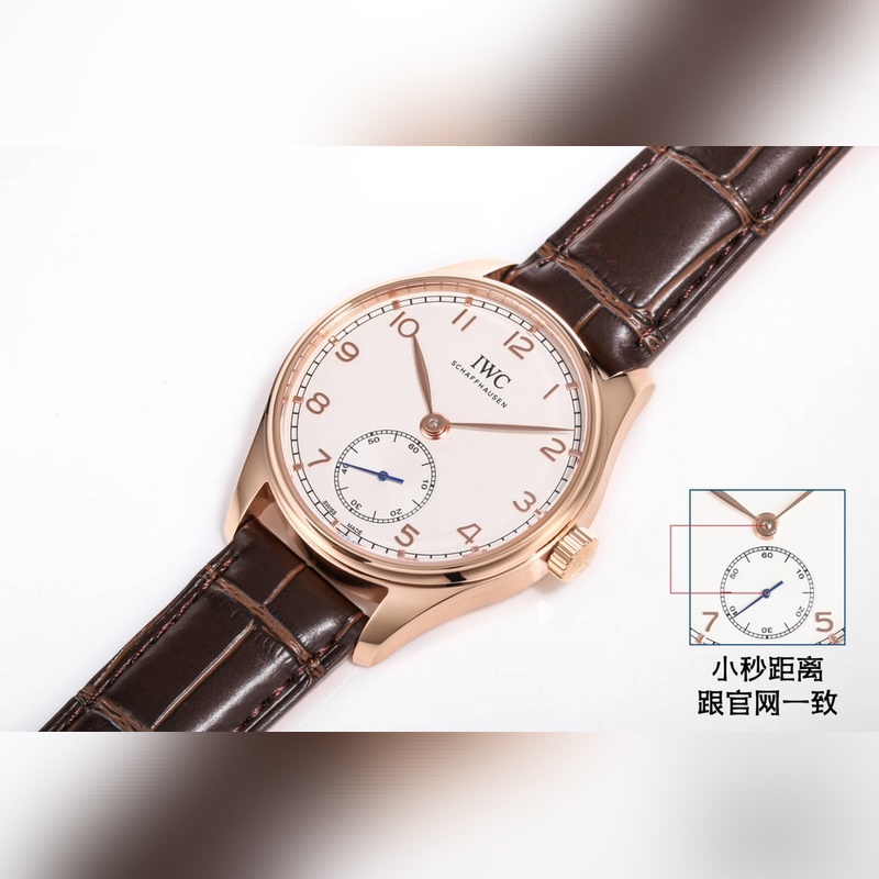 IWC Portuguese Automatic Small Second Replica Watch GR Factory Premium Version-4